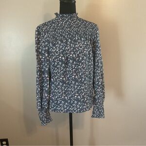 Amazon Navy Floral Blouse